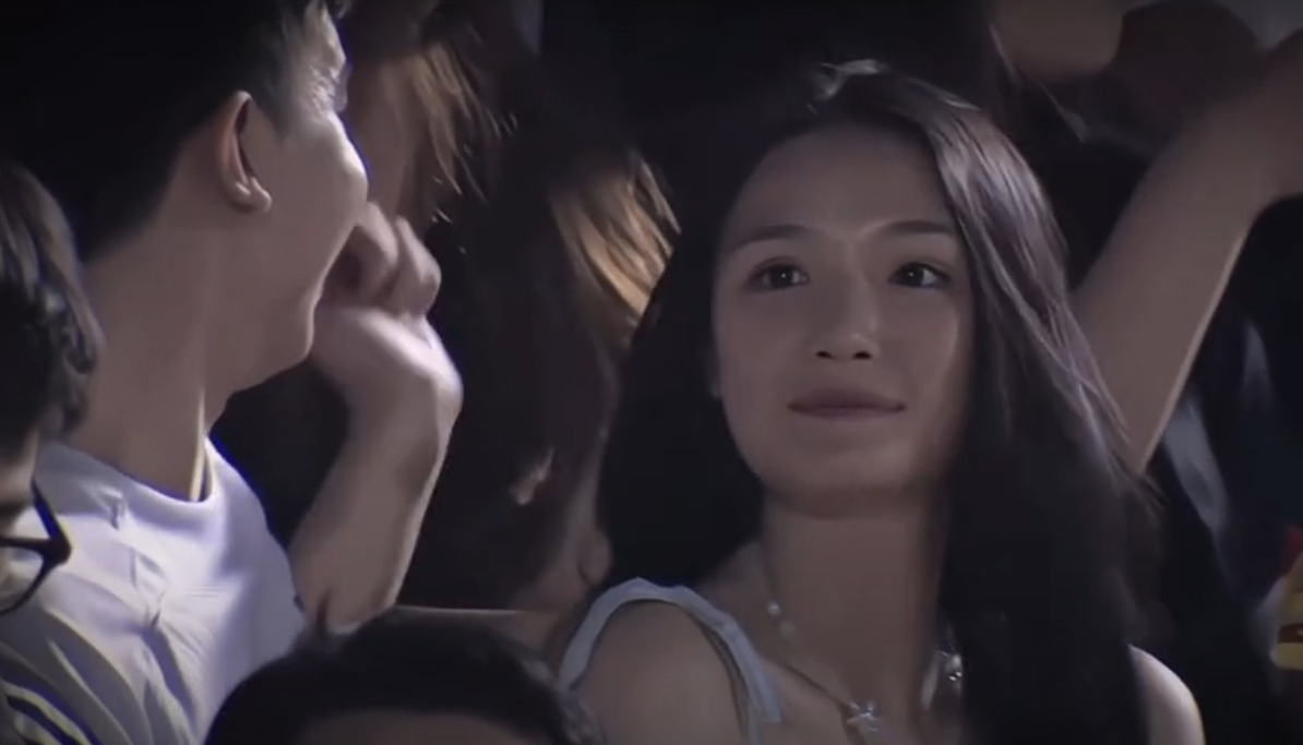 Close-up of the girl