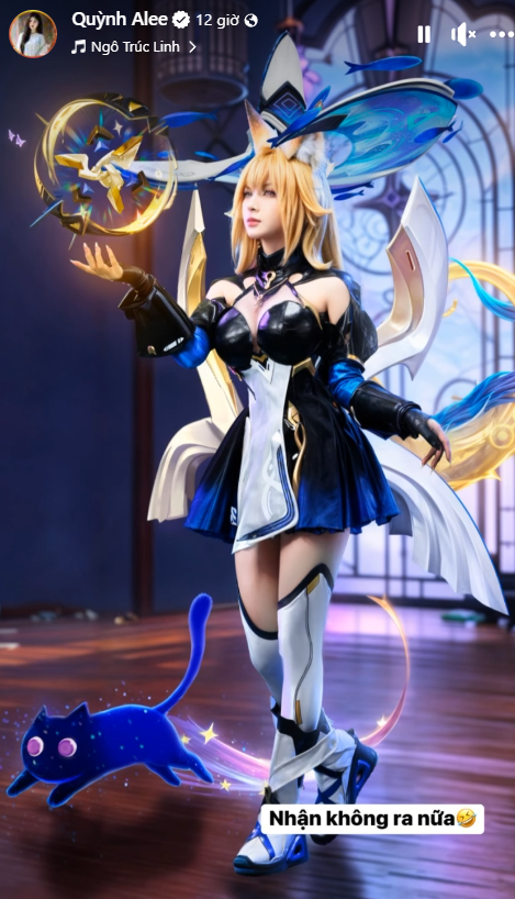 Quỳnh Alee Stuns Fans with Liliana Cosplay Look 6 Quỳnh Alee cosplay selfie