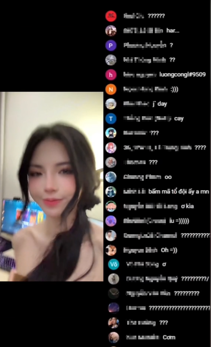 Mai Dora Shocks Fans with a Kiss on Live Stream 4 Chat reactions