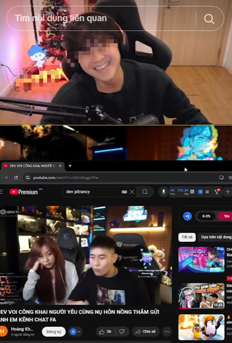 Streamer Dev Nguyễn and Bảo Hân Helia Share Sweet Stream Moment 4 Streamer D fact-checking Dev Nguyễn