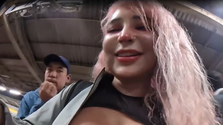 Streamer Milkypuff Escapes Creepy Stalker During IRL Stream 2 Creepy man following Milkypuff