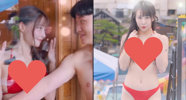 YouTuber Boosts Views by Inviting Two Hot Girls to Hot Springs 1 Joe with hot girls at hot springs