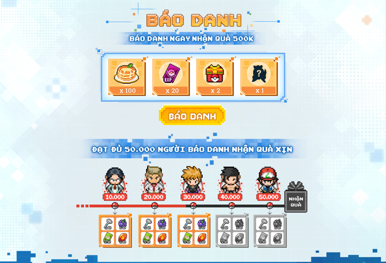 Sign-in rewards in Bảo Bối Origin