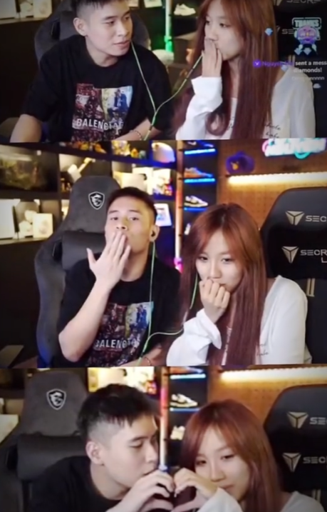 Streamer Dev Nguyễn and Bảo Hân Helia Share Sweet Stream Moment 6 Streamer D exposing Dev Nguyễn