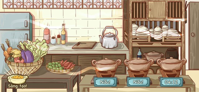 Vietnamese Student’s Stunning Game Project Wows Gamers 2 Game art featuring Vietnamese street food stalls
