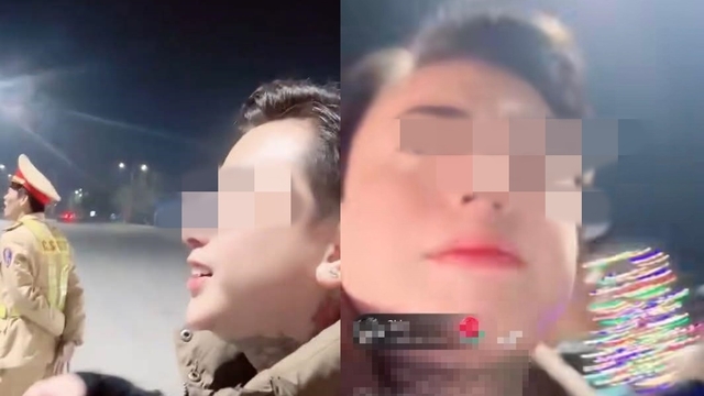 Nam Birthday livestream defying police. Screenshot from video