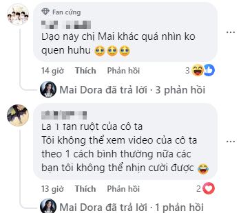 Fan reactions to Mai Dora's new look