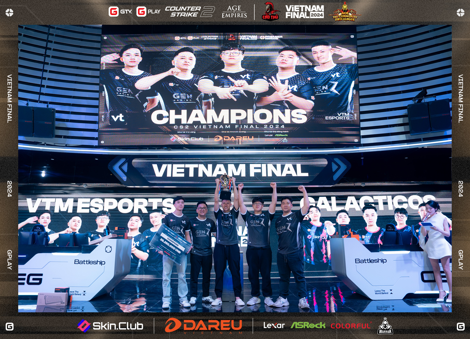 VTM Esports Claims Victory at GPlay Premier Vietnam Final 2024 3 VTM’s epic comeback to become champions of Vietnam Final 2024