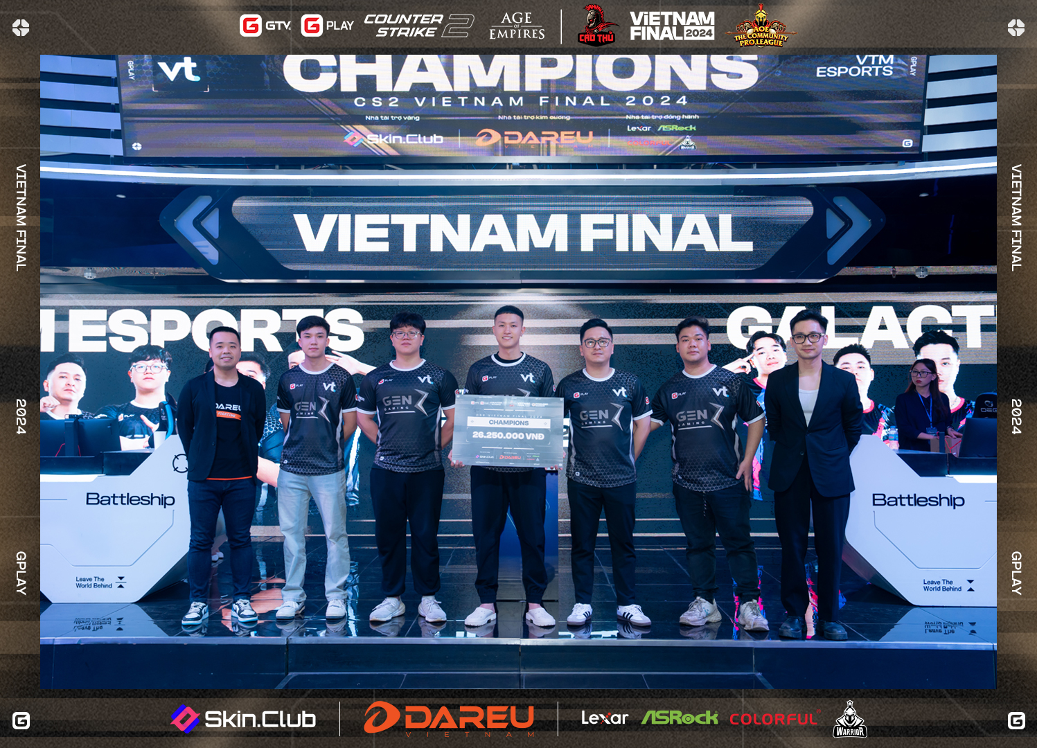 VTM Esports crowned Vietnam Final 2024 champions