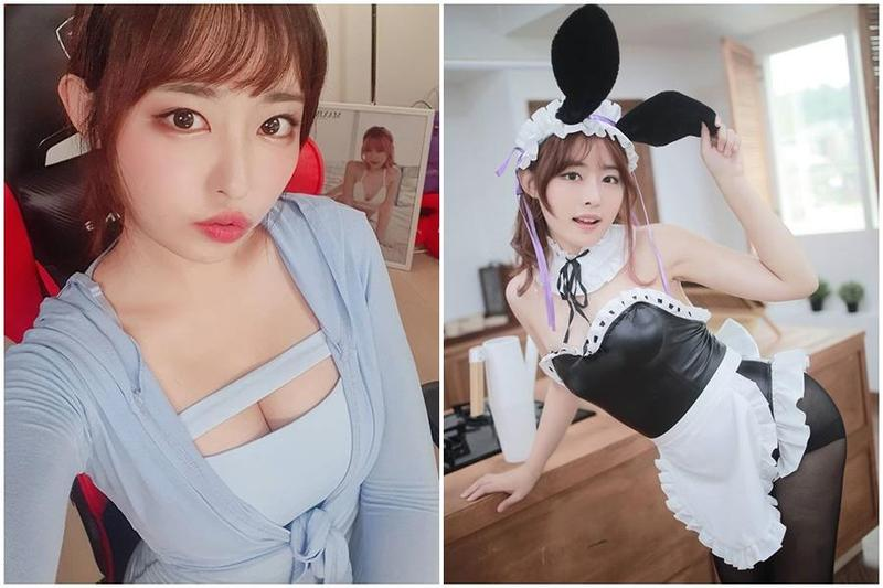 Streamer Hanuru Gets Mistaken for Actress Because of Her Looks 3 Hanuru reacting to the story