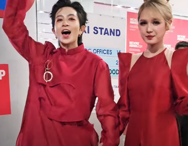 Xoài Non and Gil Lê Hint at Wedding Plans at WeChoice Awards 4 Xoài Non and Gil Lê at WeChoice Awards