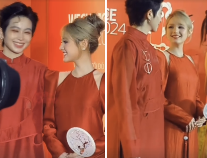Xoài Non and Gil Lê Hint at Wedding Plans at WeChoice Awards 3 The couple sharing a sweet moment