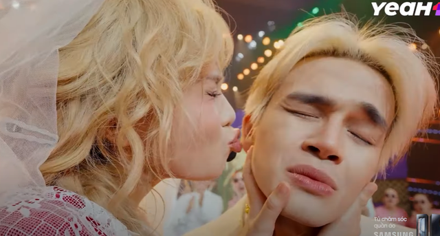 MisThy Shares First On-Screen Kiss With Mystery Guy 2 MisThy and co-star close-up kiss