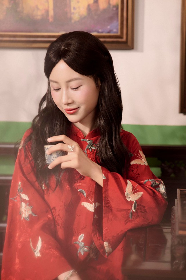 Streamer Nắng Stuns Fans with Dreamy New Looks 4 Nắng’s elegant and soft look