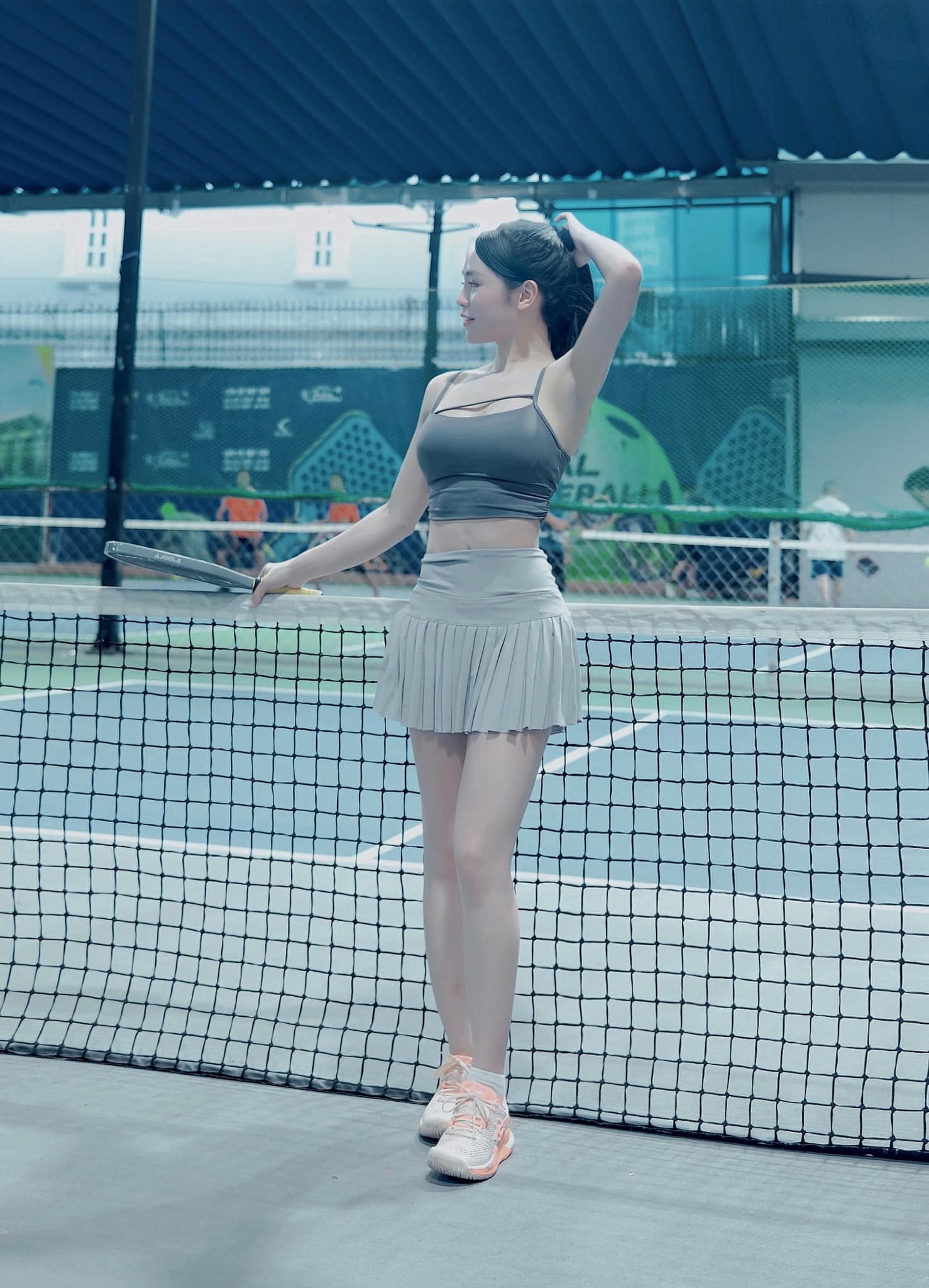 TikTok Star Bunny Thảo Sparks Pickleball Craze 1 Bunny Thảo playing pickleball
