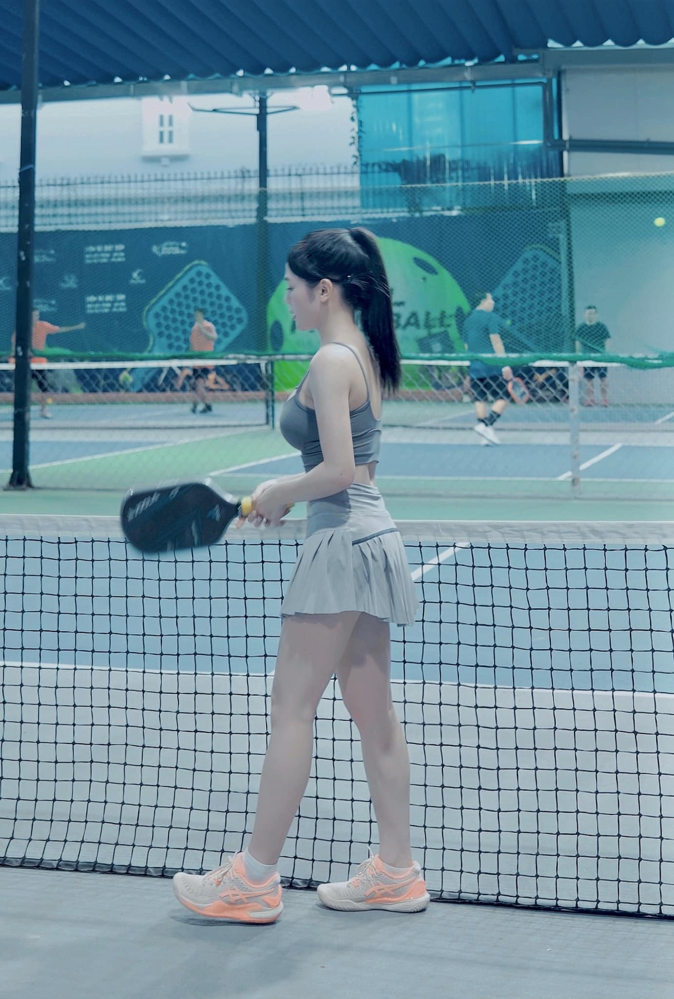 TikTok Star Bunny Thảo Sparks Pickleball Craze 2 Bunny Thảo celebrating victory
