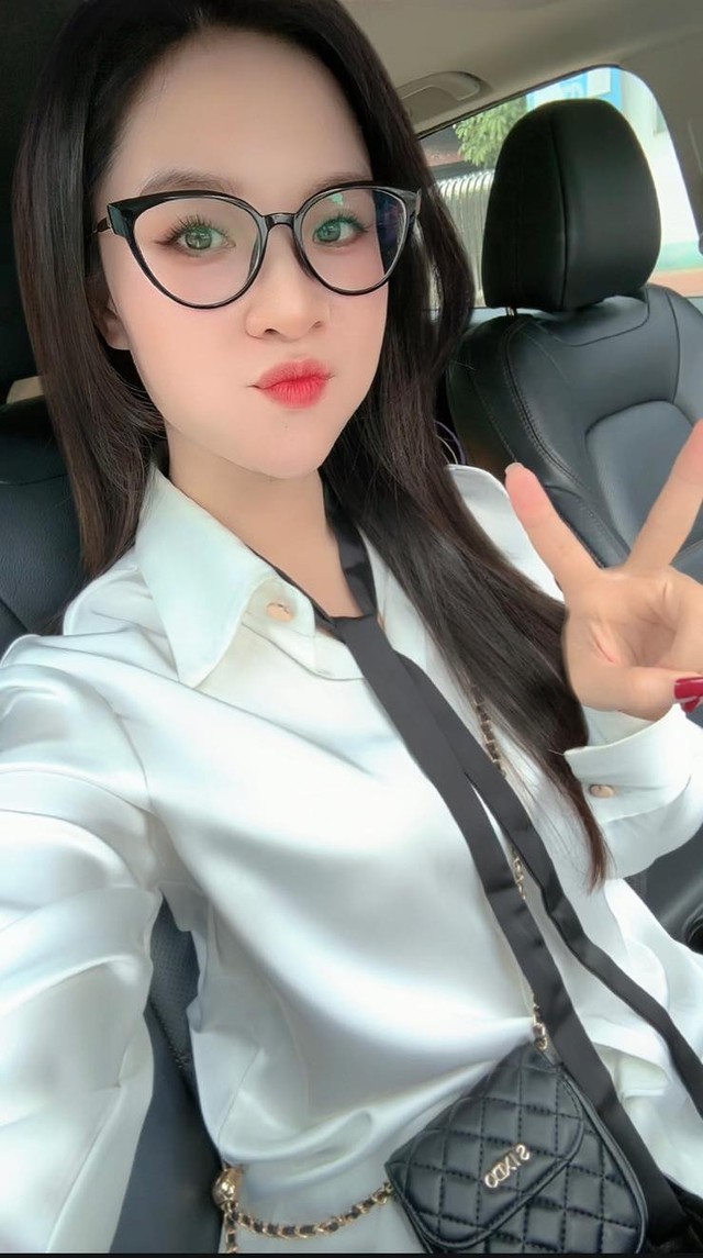 Teacher Thuy in classroom