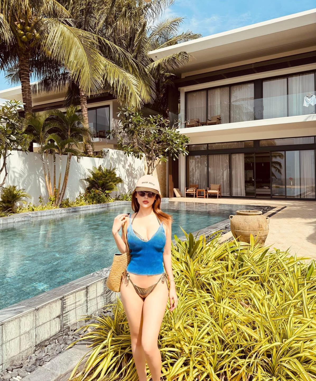 Huyen Baby Stuns in Bikini, Still Doll-Like at 40 4 Huyen Baby shows off her hot figure at 40