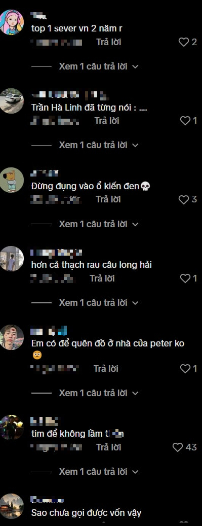Trần Hà Linh smiling confidently