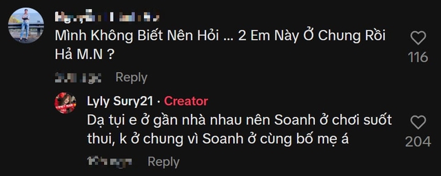 Lyly Sury Clears Up Rumors About Living With TikTok Boyfriend 4 Lyly Sury sharing a meal