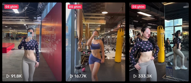 Gym Girl’s Strange Move Sparks Online Curiosity 1 TikToker pulling pants low while posing at gym
