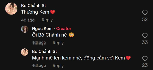 Bò Chảnh Sends Support to Ngọc Kem Amid Drama 4 Bò Chảnh's supportive message