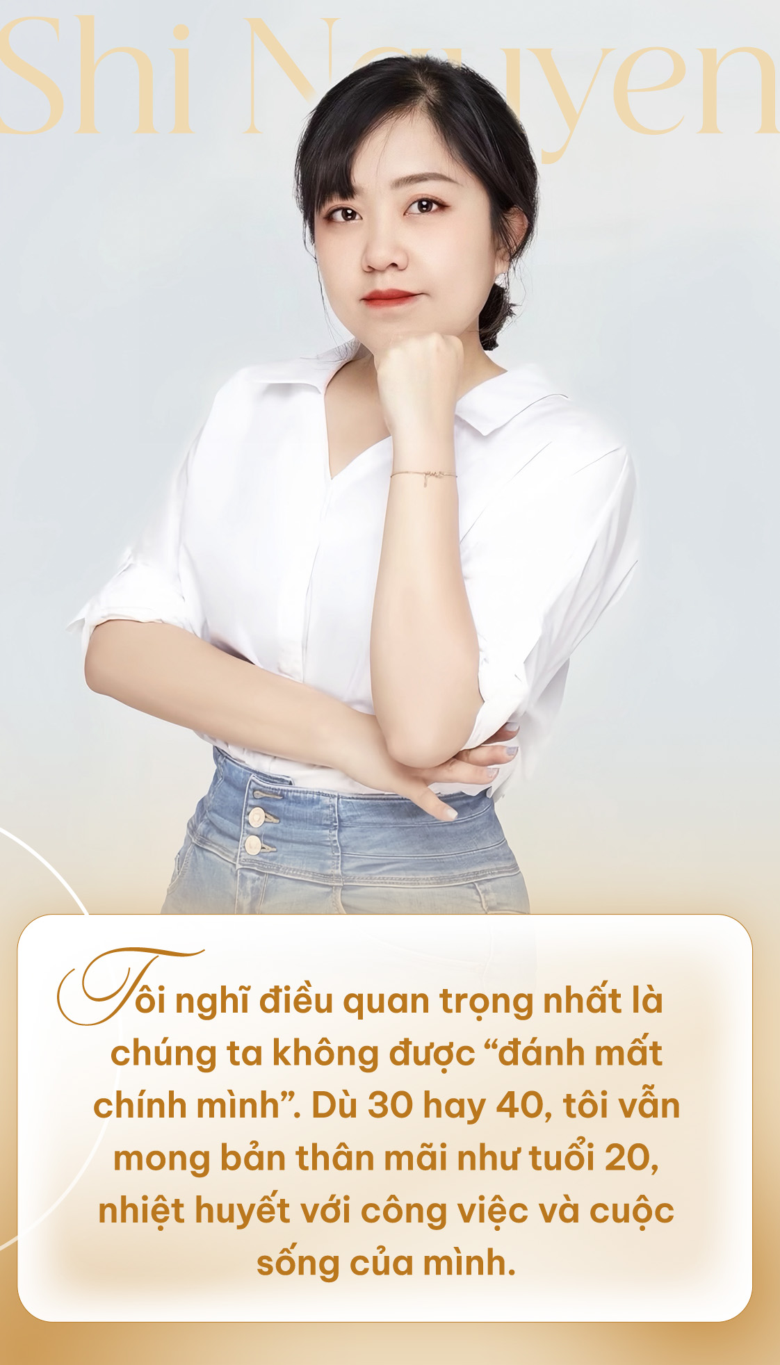 Vietnamese Woman Became Director at China's Top Game Company 9 Shi Nguyen smiling