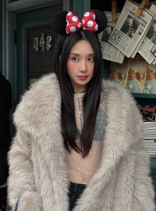 Mina Young styling sheer look