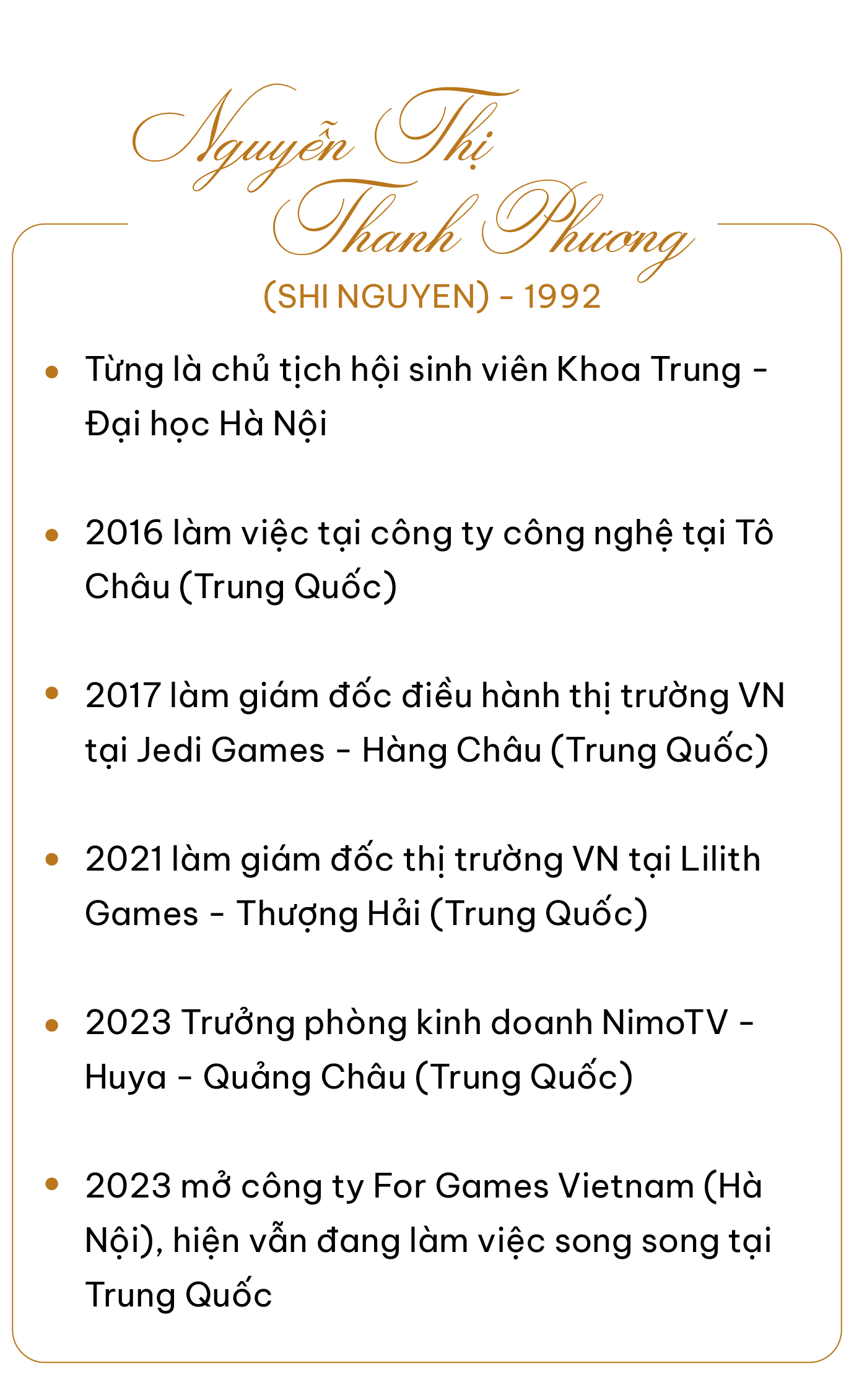 Vietnamese Woman Became Director at China's Top Game Company 1 Shi Nguyen working in China's gaming industry