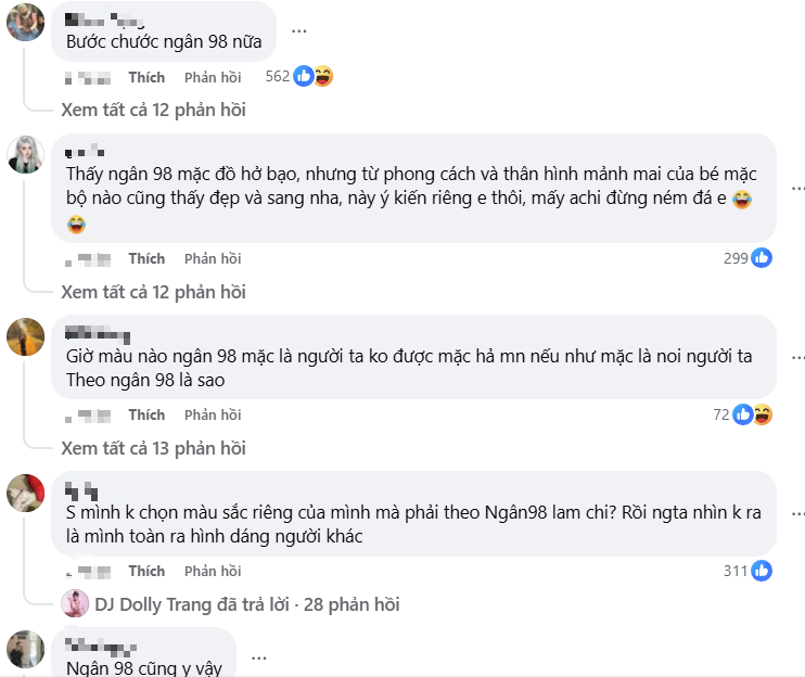DJ Dolly Trang Claps Back at Ngân 98 Copycat Claims 4 Comments accusing Dolly Trang of copying