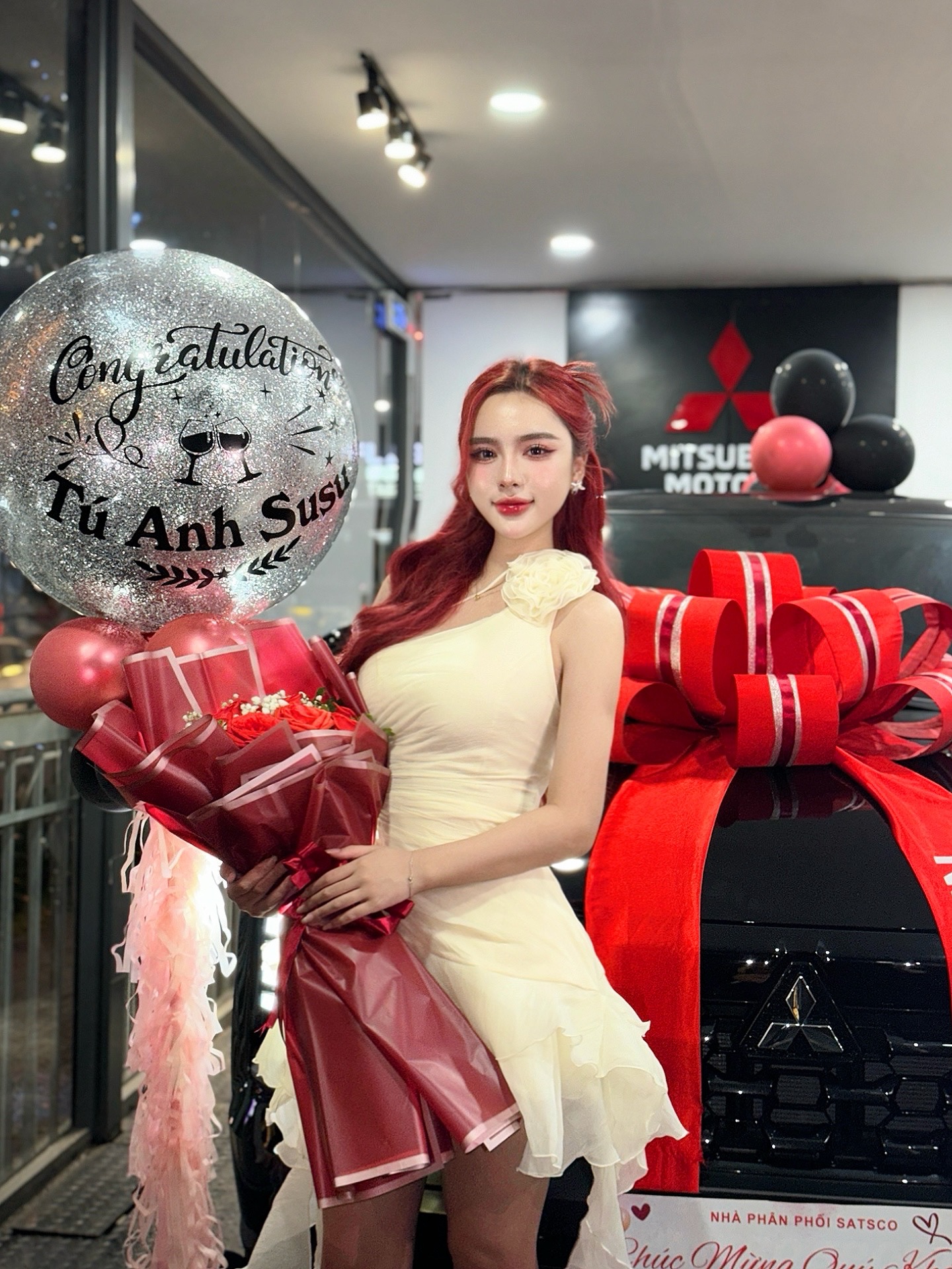 Streamer Tú Anh Susu Levels Up with New Car and Apartment 4 Before that, the beauty bought a car.