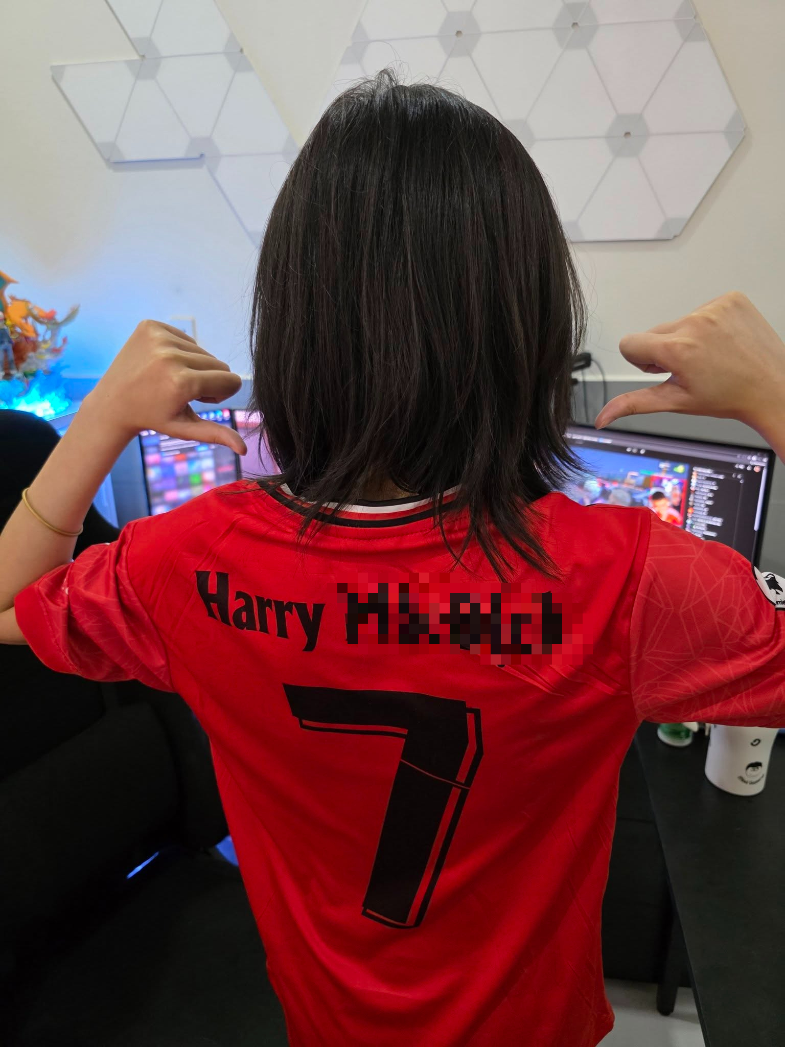 DiTi showing support for Manchester United