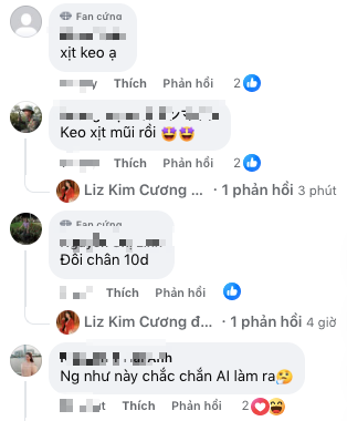 More fan reactions to Liz Kim Cương's photo