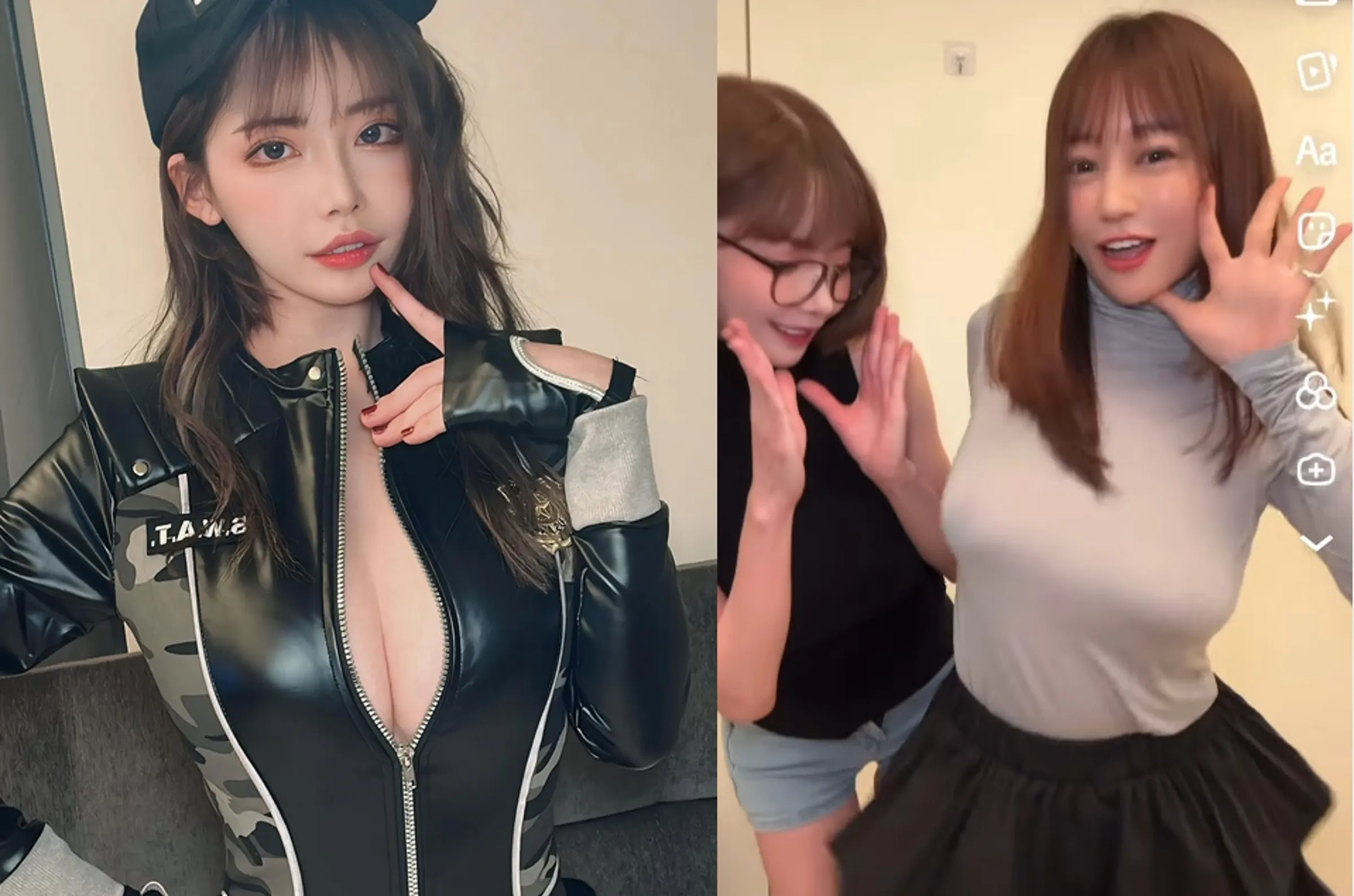 Eimi Fukada Faces Off With Rising Hot Girl Macca 1 Eimi Fukada and Macca dancing
