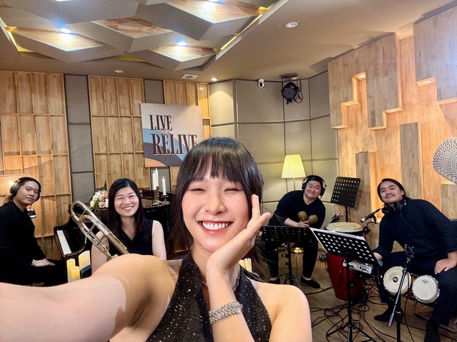 TikToker Julie’s Stunning Comeback with New Music Project 13 Julie in music studio