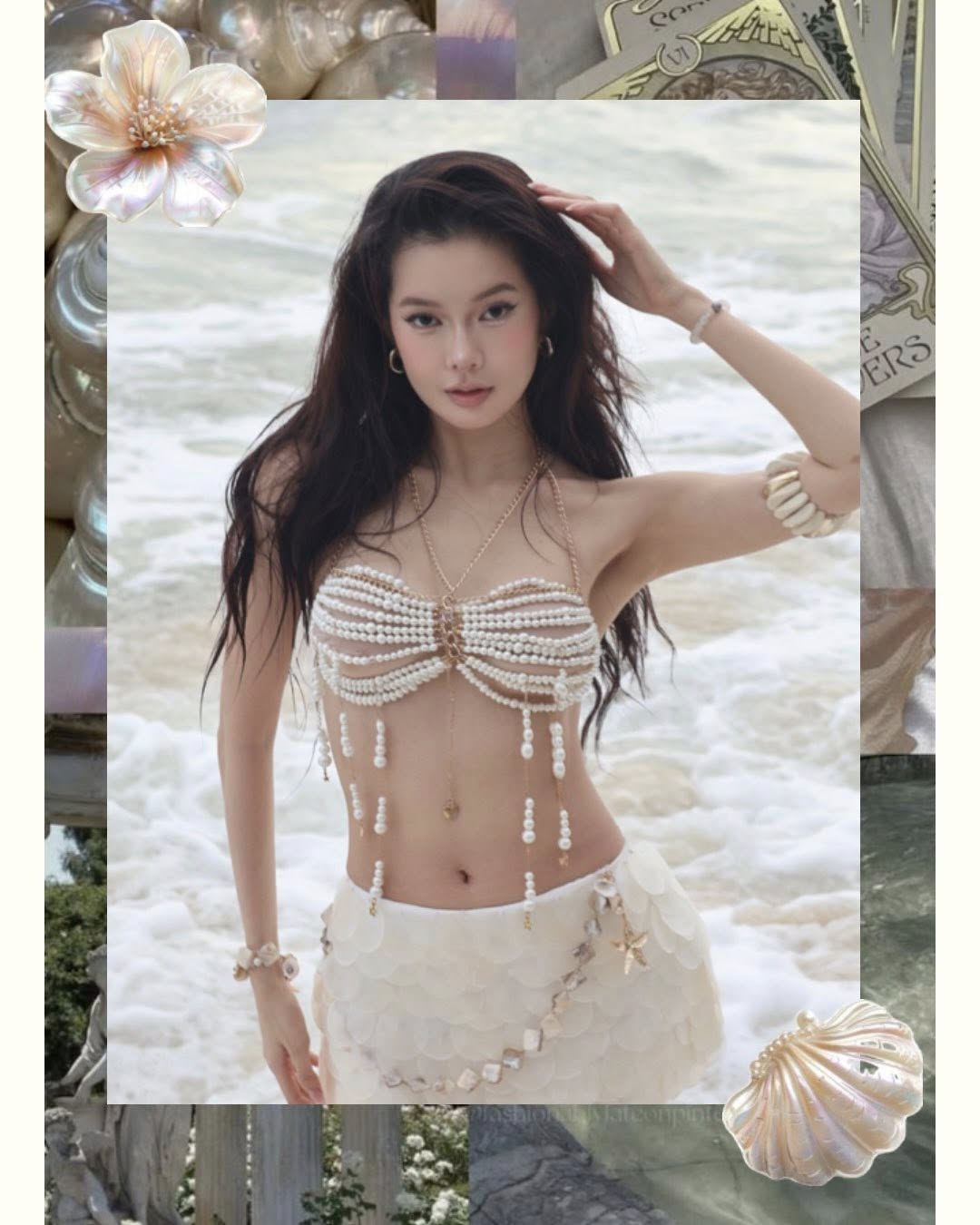 Yen Dan beach photoshoot close-up