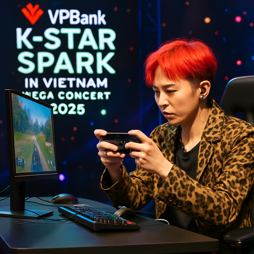 G-Dragon’s Vietnam Concert Could Feature Surprise Gaming Moment 5 AI-generated image.
