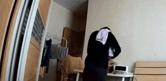 Streamer Caught Housekeeper Stealing Live on Stream 2 Suspicious woman searching through drawers during live stream