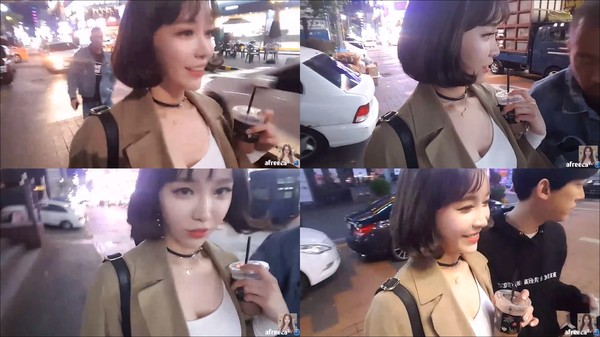 Korean Streamer Faces Harassment Live on the Street 3 Winter looking cautious during livestream