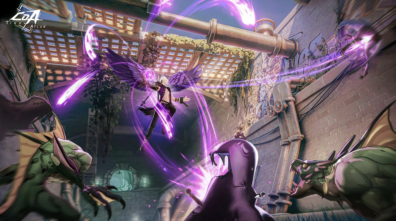 Crystal of Atlan 3D combat