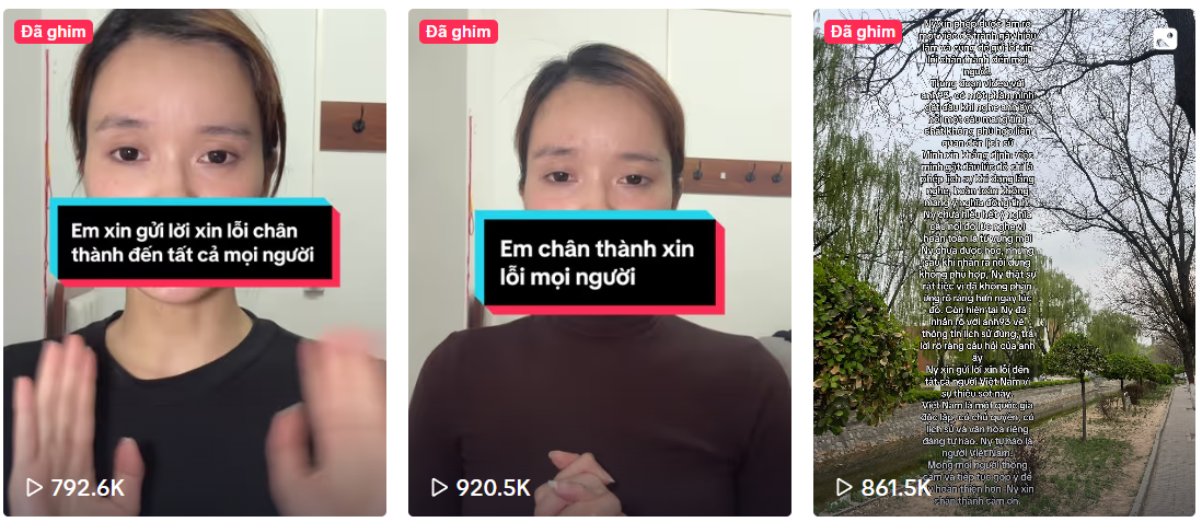 TikToker Apologizes After Backlash Over Controversial Content 4 Ny TikToker apology video screenshot