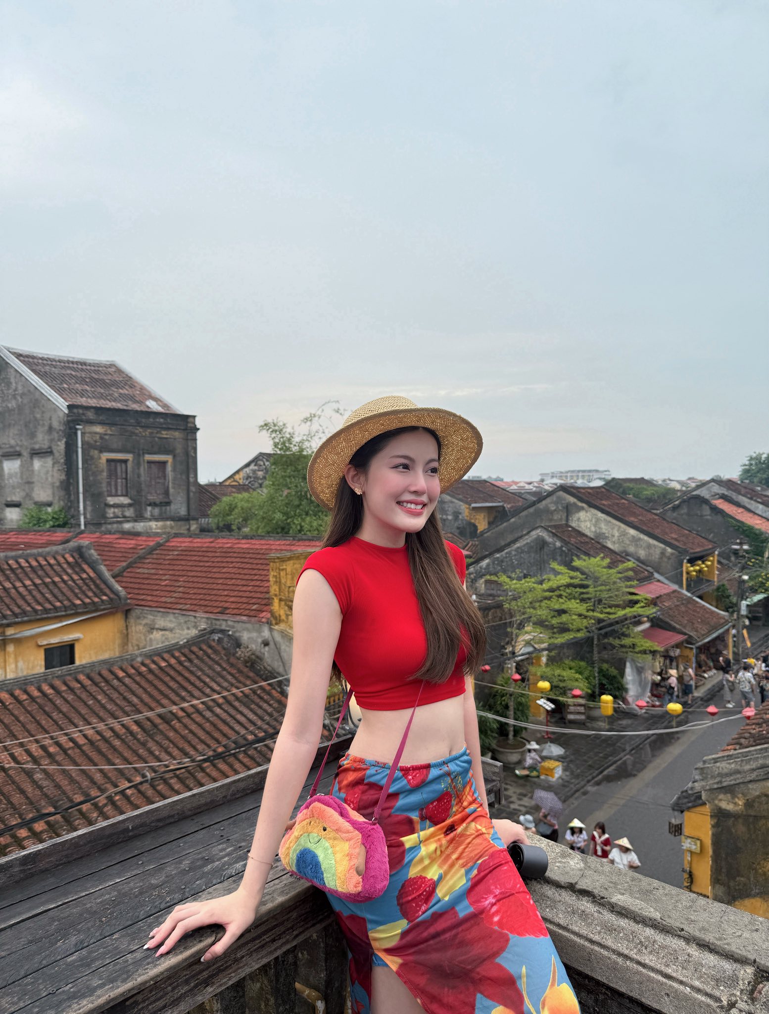 Babyboo posing in sporty outfit
