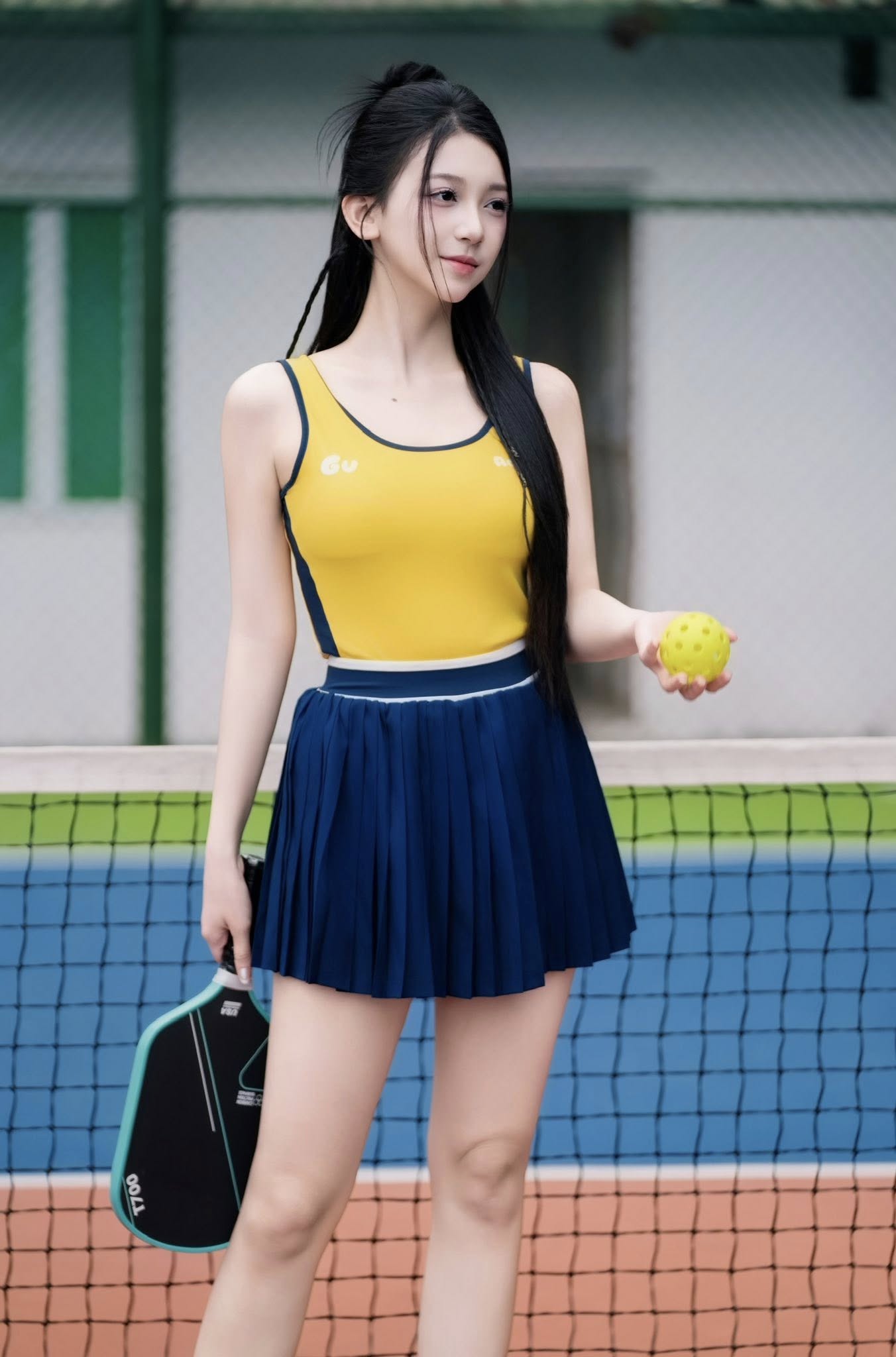 Meet Thuy Dung Nguyen, The Stunning Pickleball Star 1 Thuy Dung Nguyen playing pickleball
