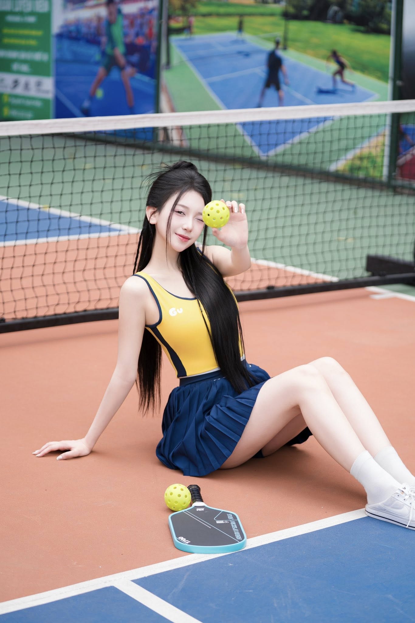 Meet Thuy Dung Nguyen, The Stunning Pickleball Star 4 Thuy Dung Nguyen confident on court
