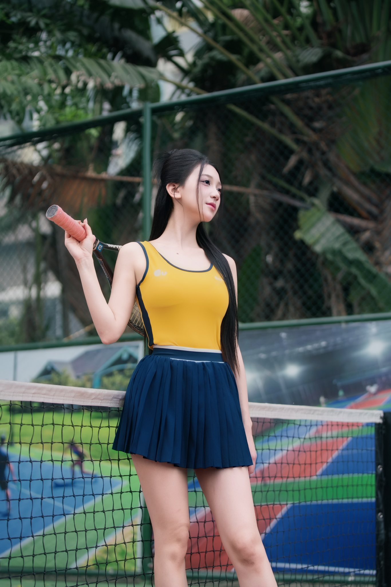 Meet Thuy Dung Nguyen, The Stunning Pickleball Star 3 Thuy Dung Nguyen in action