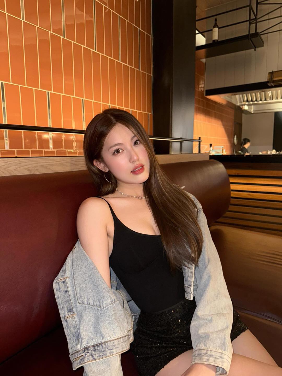 Babyboo slaying with confident look
