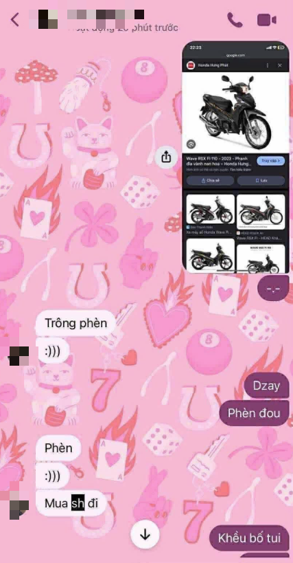Vietnam’s ‘Fat Cat’ Story Sparks Online Outrage and Sympathy 3 Messages showing the girlfriend's constant demands.