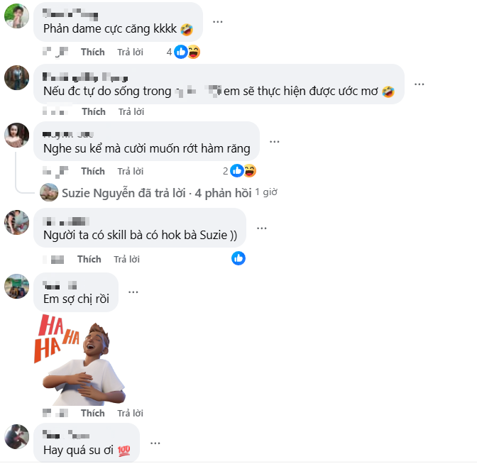 Suzie Nguyễn showing proof of her education