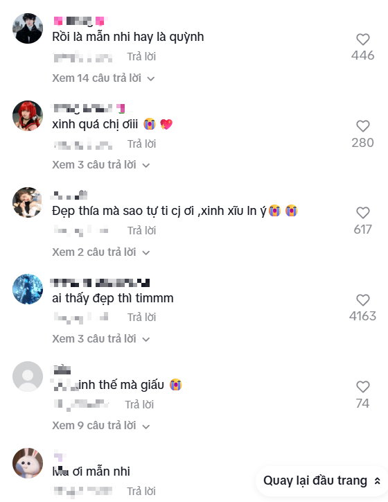 Quỳnh Bei confident reveal