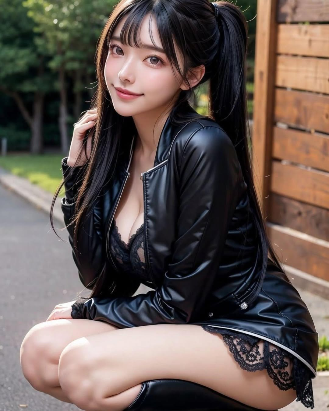 AI Uehara virtual idol with long hair